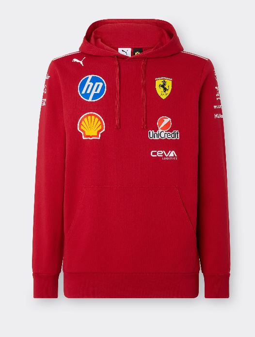 NEW Puma for Scuderia Ferrari HP 2025 Team hoodie