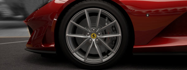Ferrari 812 GTS 20" Forged Wheels – Liquid Silver (Special Order)