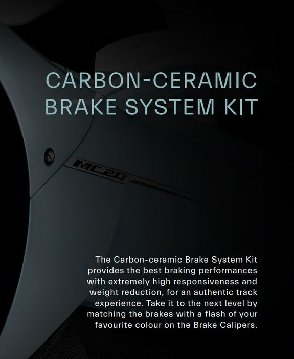 Maserati MC20 Carbon-Ceramic Brake System Kit