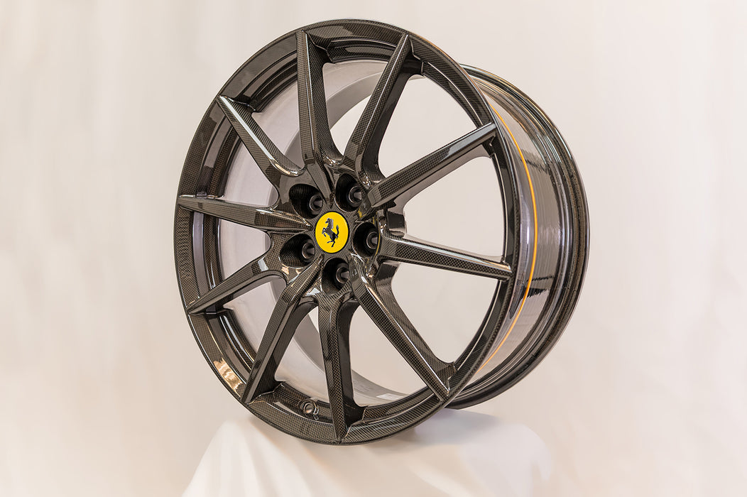 Ferrari 488 Pista 20" Carbon Fiber Wheels