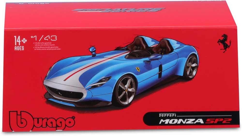 Bburago 1:43rd Signature Series Ferrari Monza SP2 Blue
