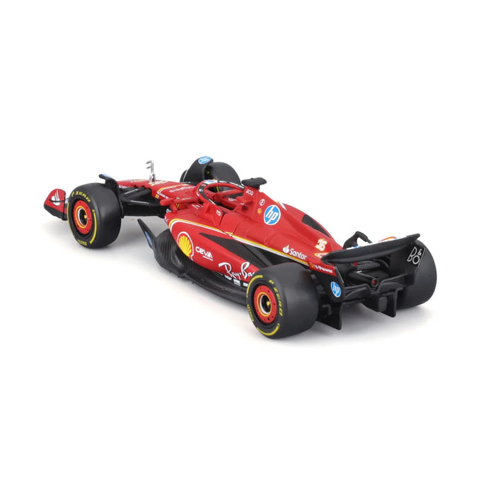 1:43 Scale Ferrari SF-24 Charles Leclerc #16 – 2024 with Driver Figure by Bburago