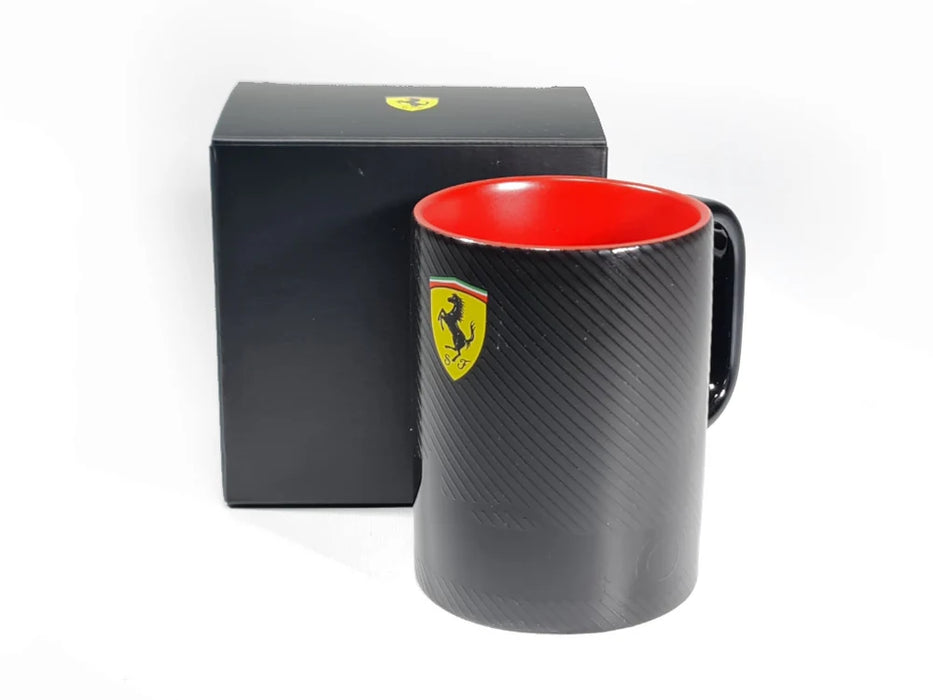 Ferrari Porcelain Essential Mug – Black (Genuine Product)