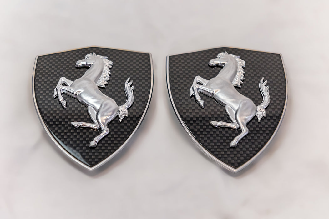OEM Ferrari Carbon Fiber Fender Shields F430, 360, 458
