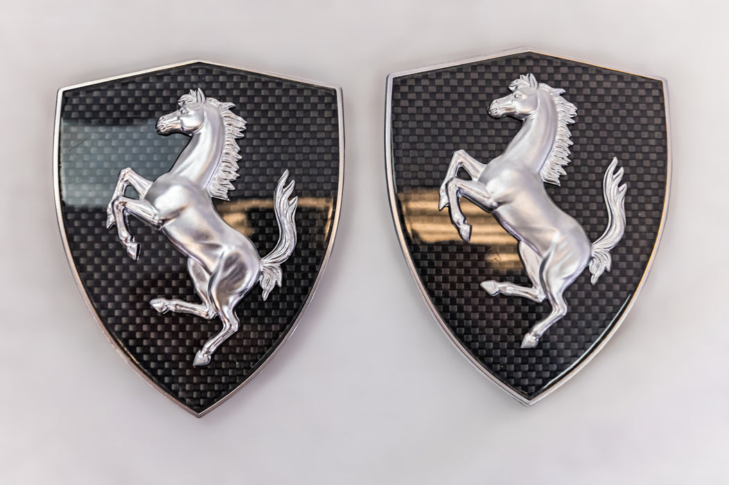 OEM Ferrari Carbon Fiber Fender Shields F430, 360, 458