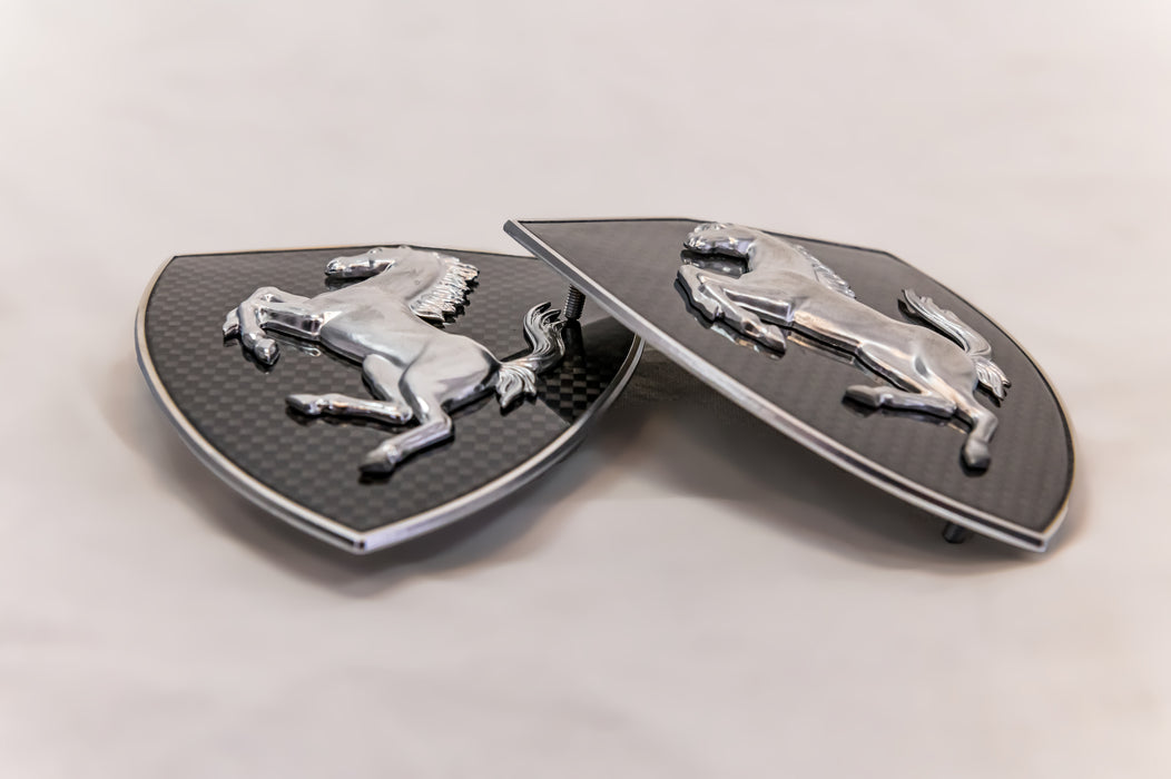 OEM Ferrari Carbon Fiber Fender Shields F430, 360, 458