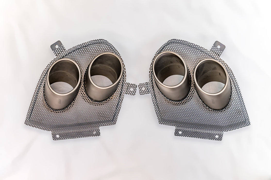 Ferrari Titanium Exhaust Tips California