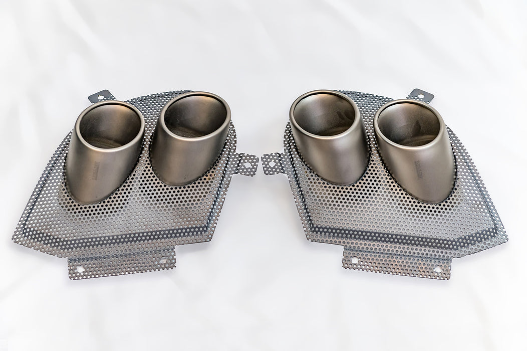Ferrari Titanium Exhaust Tips California