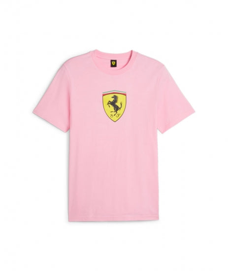 Puma Ferrari Race Big Shield Tee Pink