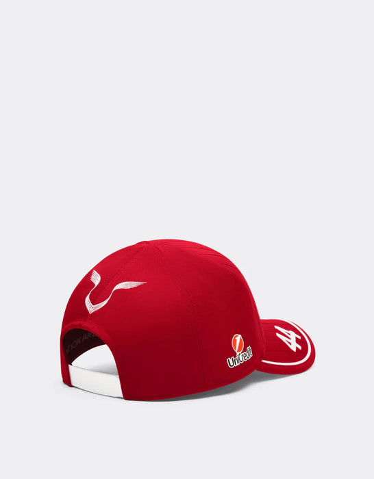 Scuderia Ferrari F1 2025 Lewis Hamilton Team Driver Hat – Cherry Red