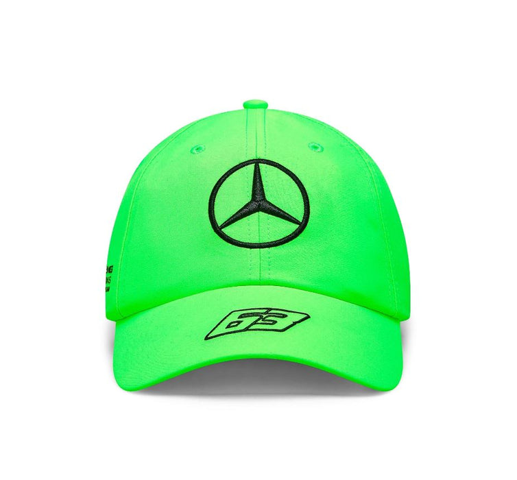 Mercedes AMG Petronas F1 2023 George Russell Special Edition British GP Dad Baseball Hat - Green