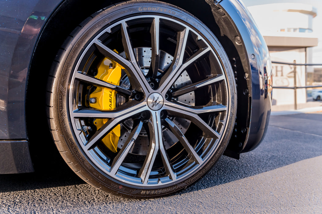 Maserati GranTurismo GLOSSY BLACK DIAMOND Wheel Set – Special Order