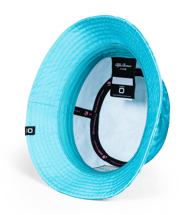 Alfa Romeo Racing F1 2023 Limited Edition Miami GP Bucket Hat - Turquoise