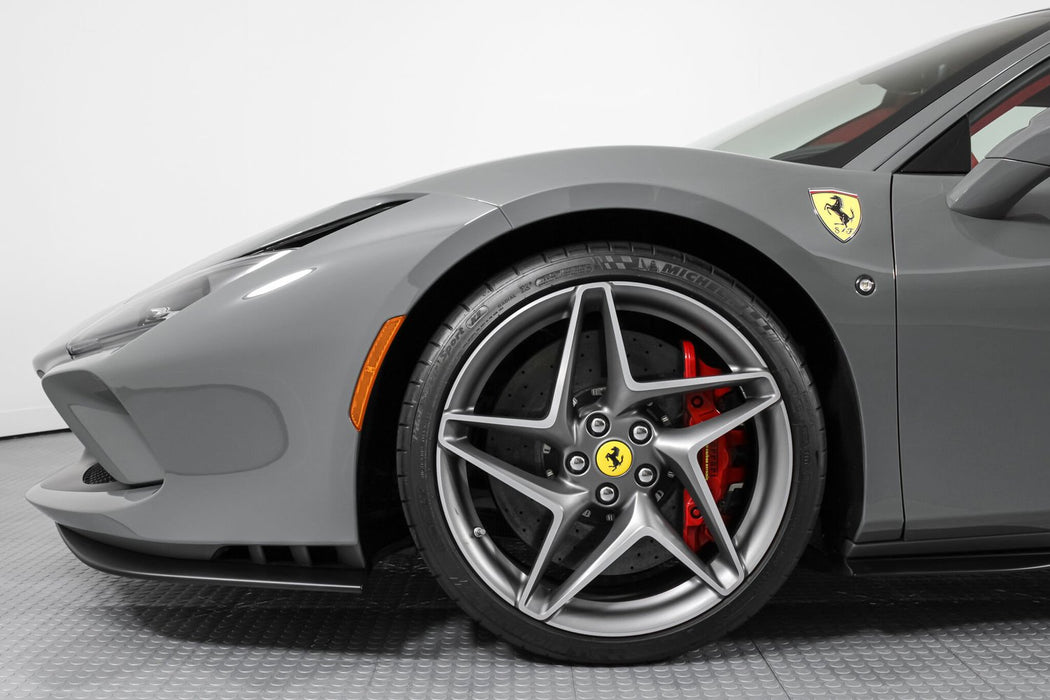 Ferrari F8 Tributo 20" Forged Wheels, Matte Grey Grigio Corsa Diamond