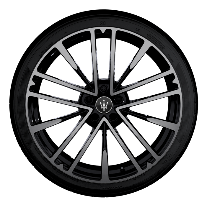 Maserati RIM PEGASO 20” Gloss Black – Front