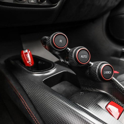 488 Pista Spider Carbon Fiber Center Tunnel Console