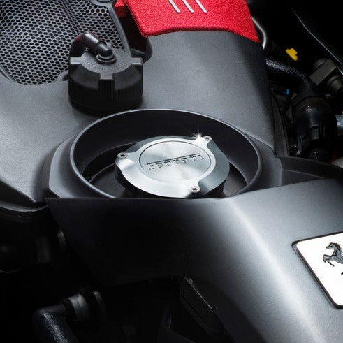 296GTB, SF90, F8, 488 Pista Aluminum Oil Cap