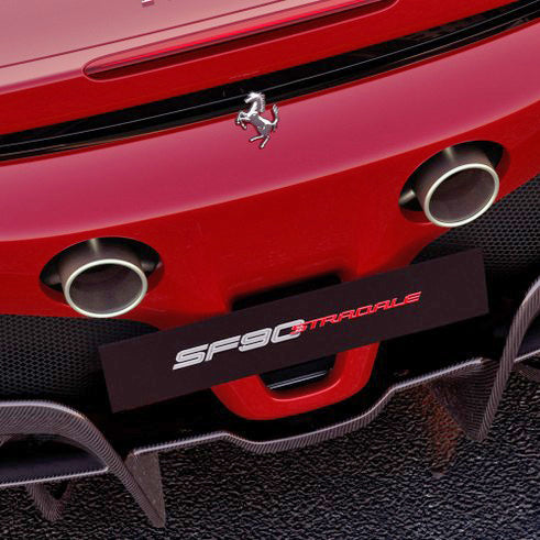 SF90 Stradale Titanium Tailpipes