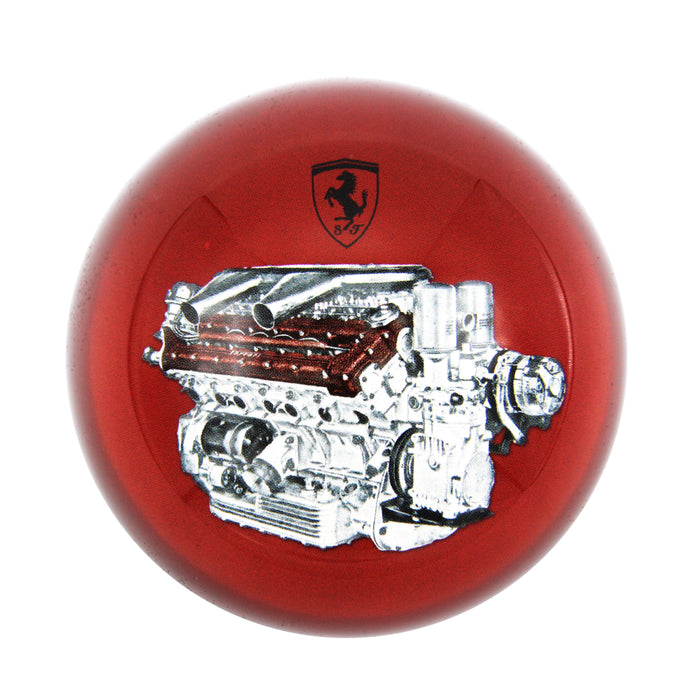 Daytona Engine Crystal Paperweight