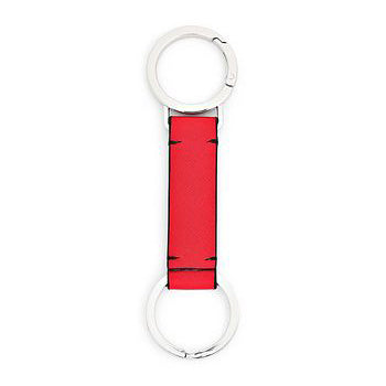 Evo Saffiano Keychain