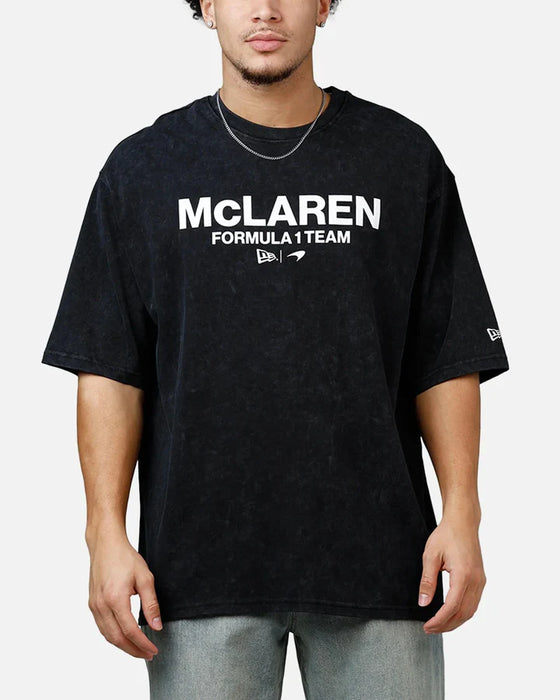 McLaren F1 x New Era Washed Logo T-Shirt – Black