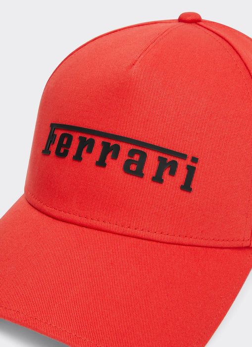Ferrari Baseball cap with Rubber Ferrari logo