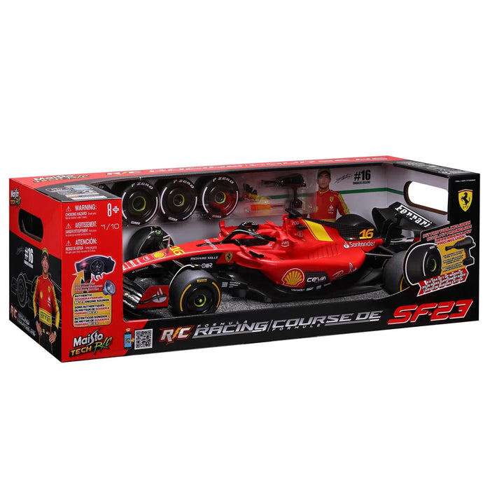 Maisto 1:10 Scale Ferrari F1 RC Car – Charles Leclerc 2023 Italian Grand Prix Edition