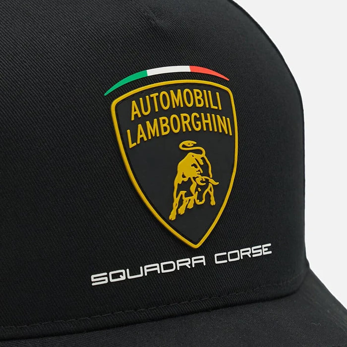 Automobili Lamborghini Squadra Corse Team Hat – Black