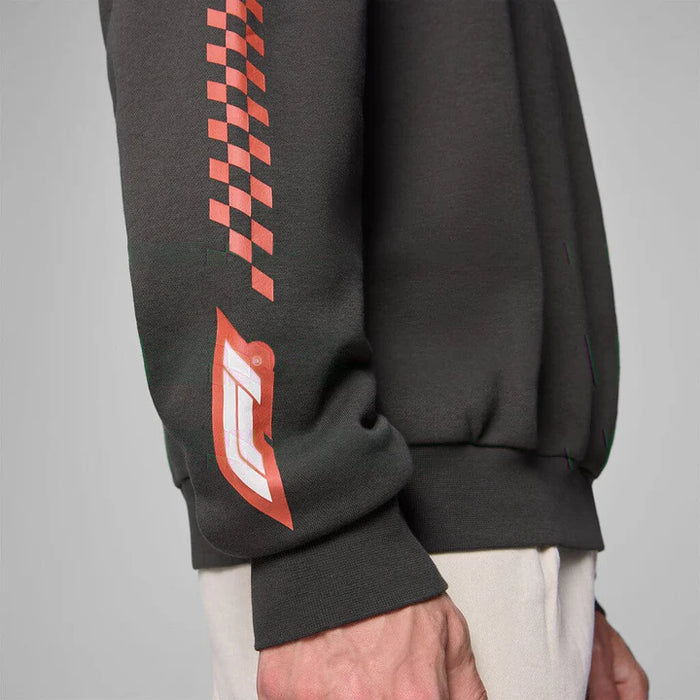 Formula 1 Tech Heritage Graphic Crew Sweatshirt - Black