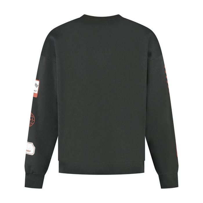 Formula 1 Tech Heritage Graphic Crew Sweatshirt - Black