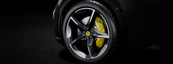 Ferrari Purosangue 23" Forged, diamond cut with matte black paint finish