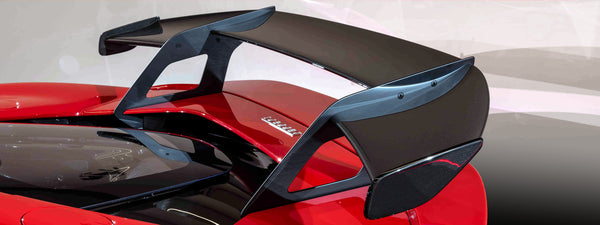 SF90 XX Stradale Carbon Fiber Rear & Side Spoilers (Gloss Finish)