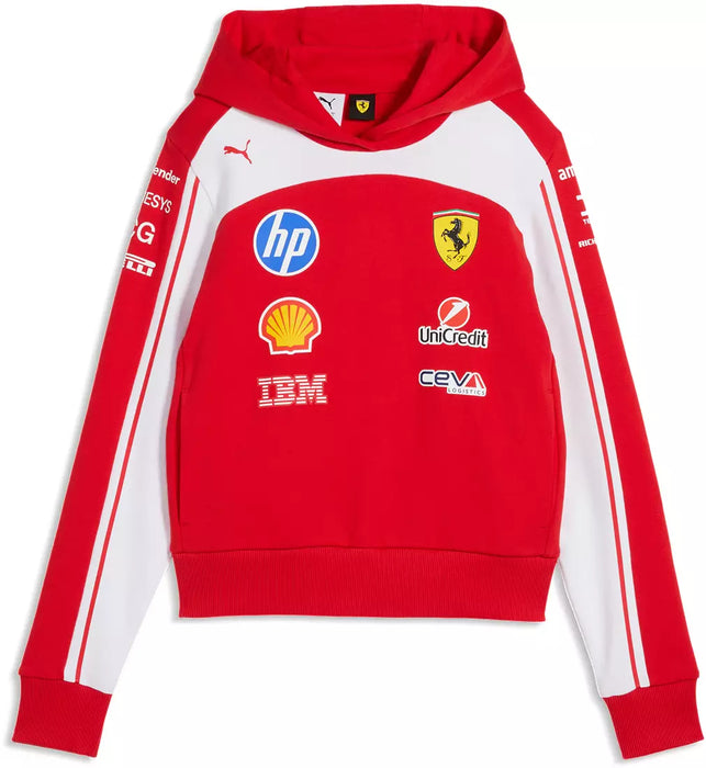 Scuderia Ferrari F1 2026 Women’s Team Hoodie – Puma Red