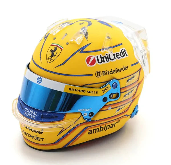 2025 Scuderia Ferrari HP Lewis Hamilton Miami GP 1:5 Scale Helmet
