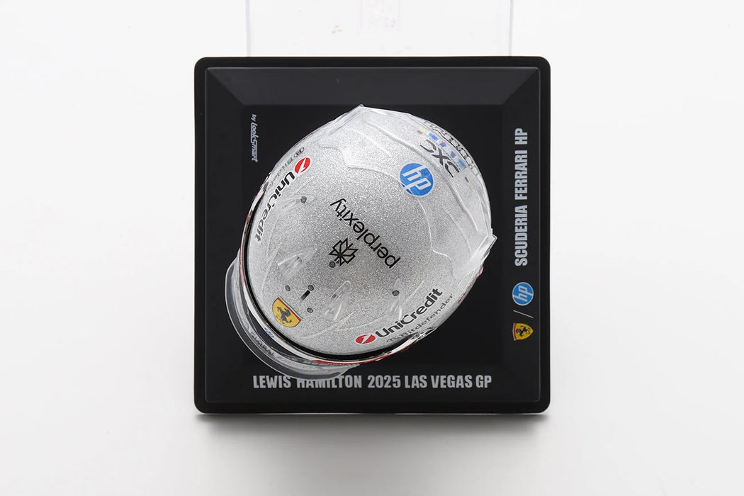 2025 Scuderia Ferrari HP Lewis Hamilton Las Vegas GP 1:5 Scale Helmet