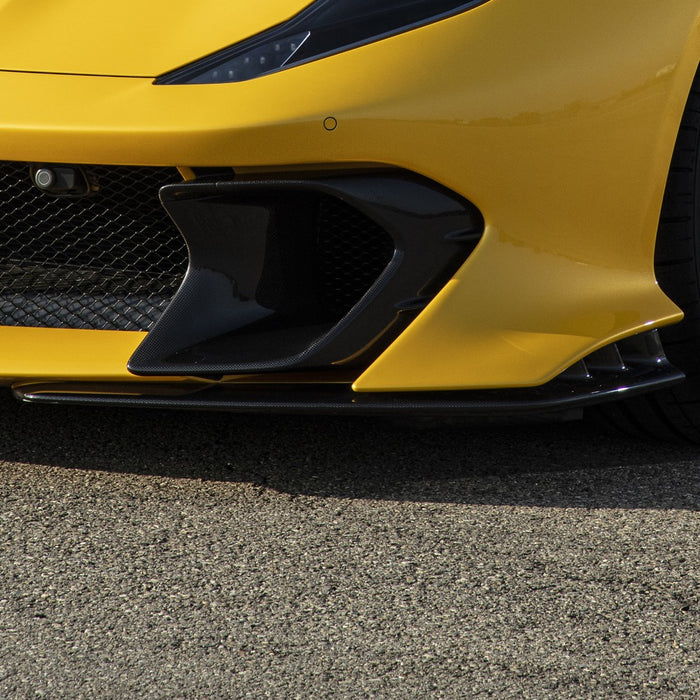 812 Competizione Exterior Carbon Fiber Front Aerodynamic Appendages Matte Finish