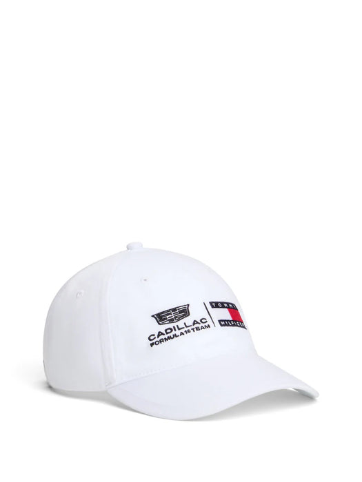 Cadillac F1 Racing Logo Hat – White/Black