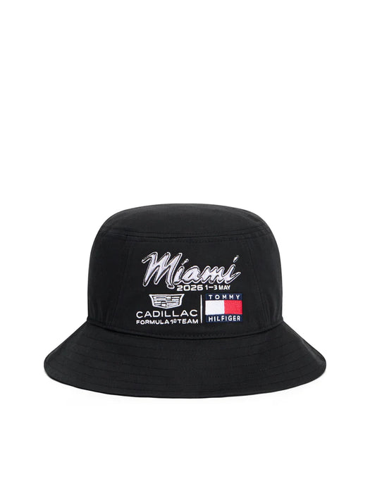 Cadillac F1 Racing Special Edition Miami GP Bucket Hat – Black