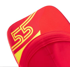 Scuderia Ferrari F1 2023 Carlos Sainz Special Edition Kids Spain GP Hat - Youth Red
