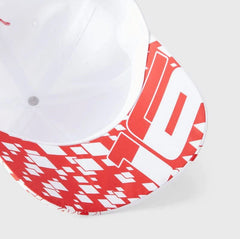 Scuderia Ferrari F1 Special Edition Charles Leclerc Monaco GP Hat - White - ADULT