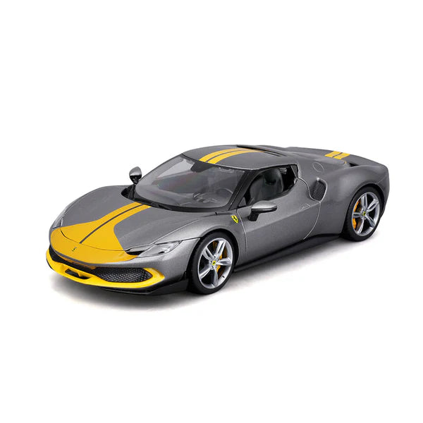 1:18 Ferrari 296 GTB Assetto Fiorano Diecast Model – Grey