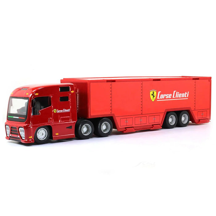 Bburago 1:43 Ferrari Race Hauler and Trailer Set