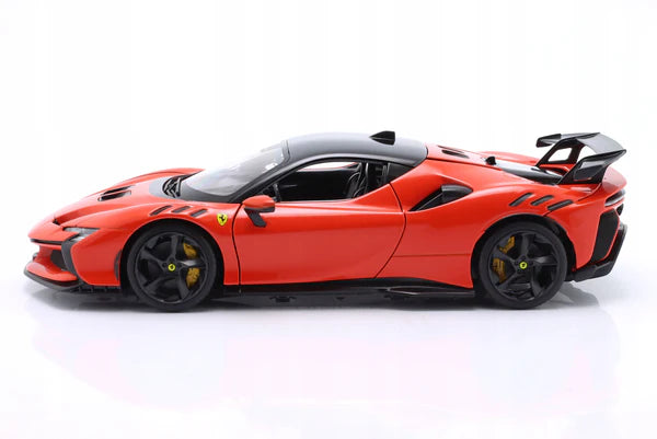 Burago 1:18 Ferrari SF90 XX Stradale Diecast Model – Rosso Dino