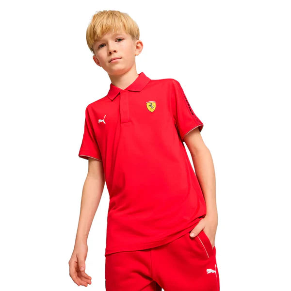 Scuderia Ferrari F1 Kids Shield Polo Shirt Red — Boch Exotics Pro Shop