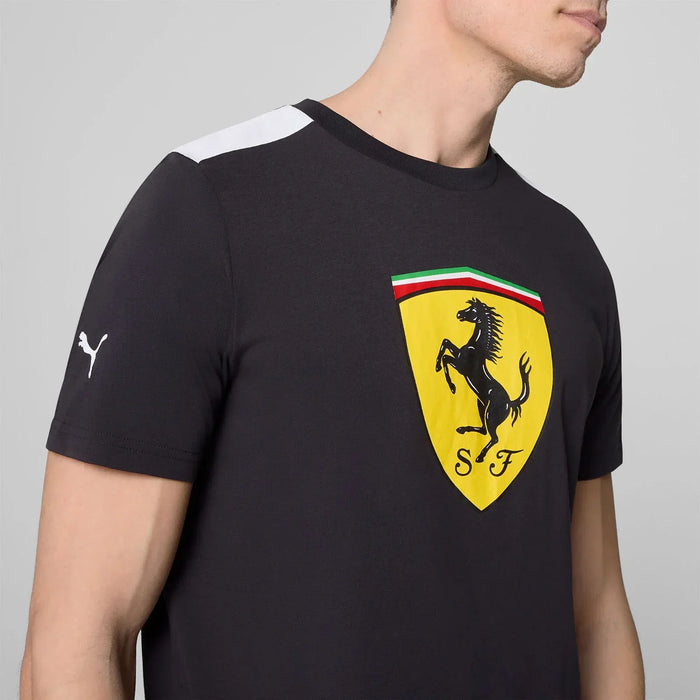 Scuderia Ferrari F1 Shield T-Shirt – Black