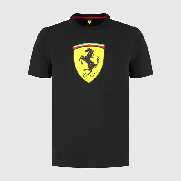 Scuderia Ferrari F1 Shield T-Shirt – Black