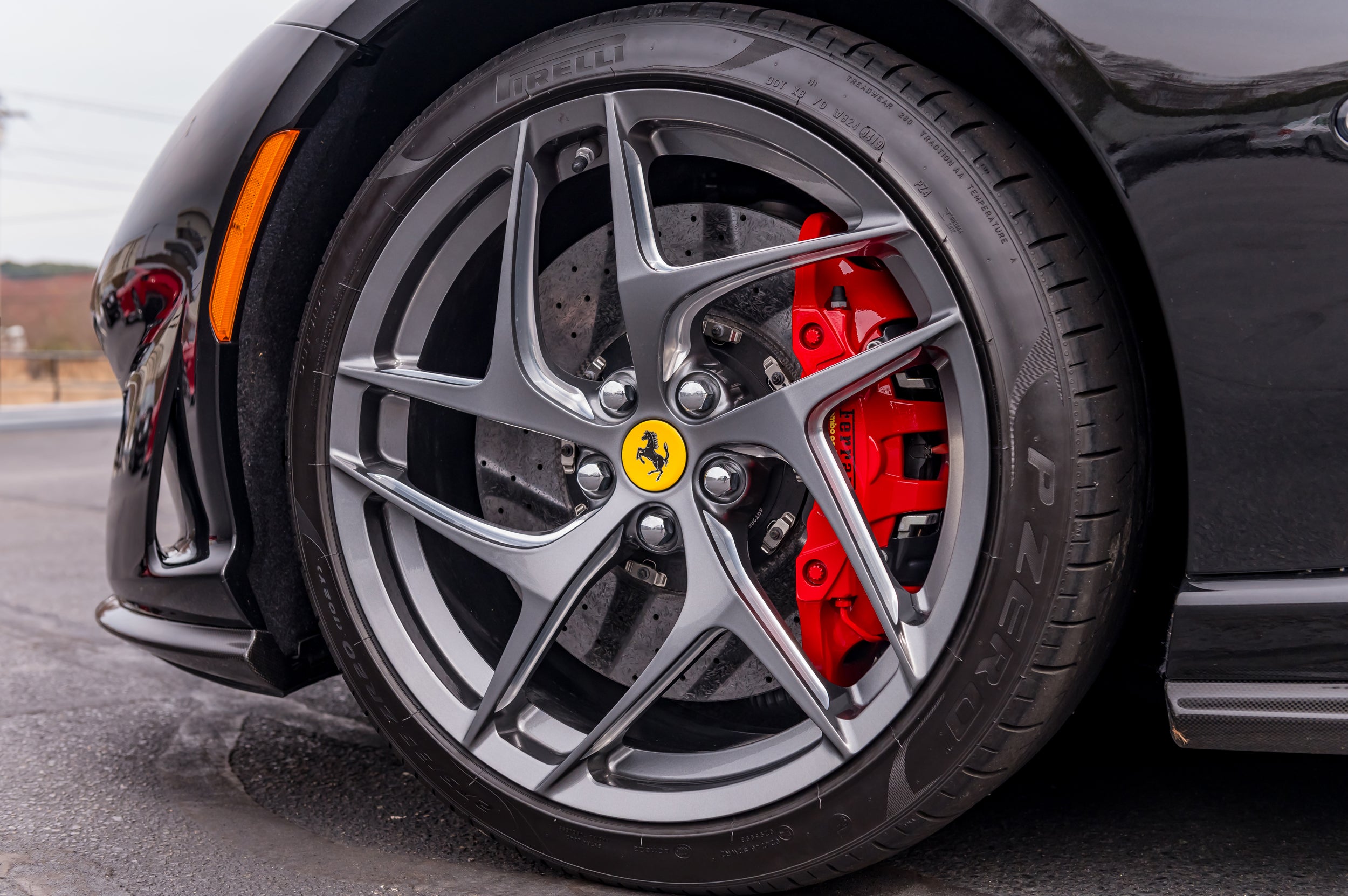 Ferrari Exterior Coloured calipers set, Rosso Corsa