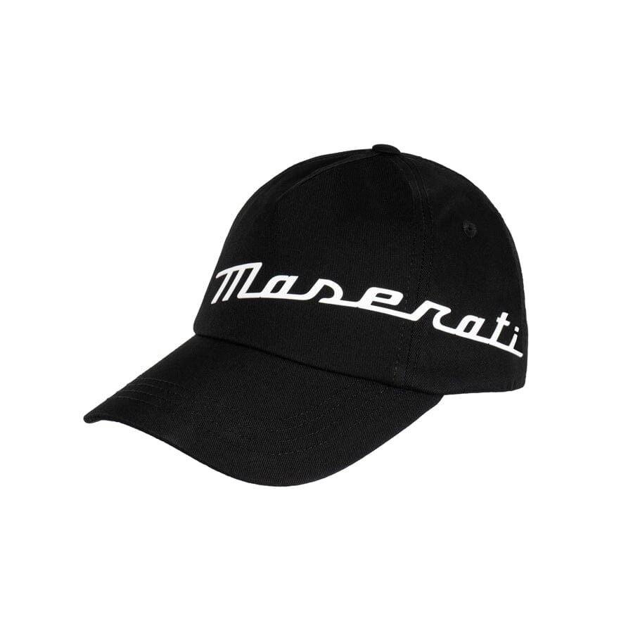 Maserati Rubber Print Baseball Hat - Black/Blue