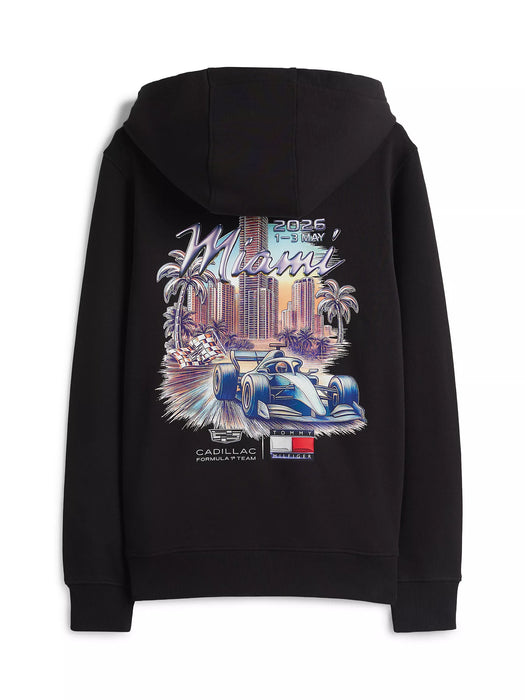 Cadillac F1 Racing Special Edition Miami GP Hoodie – Black / Pink