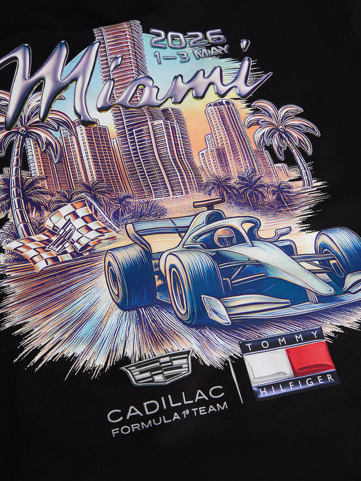 Cadillac F1 Racing Special Edition Miami GP Hoodie – Black / Pink